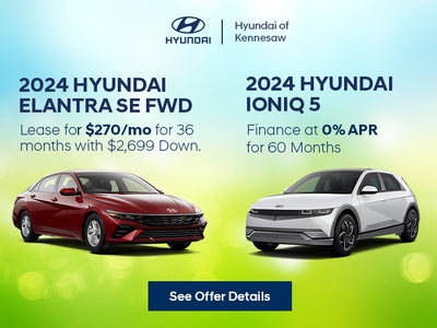 2024 Hyundai Elantra SE FWD | 2024 Hyundai IONIQ 5