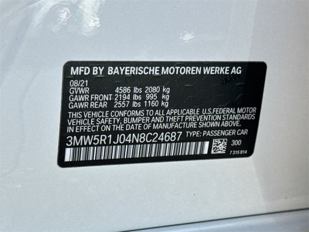 2022 BMW 3 Series 330i