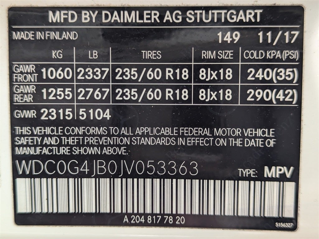 2018 Mercedes-Benz GLC GLC 300