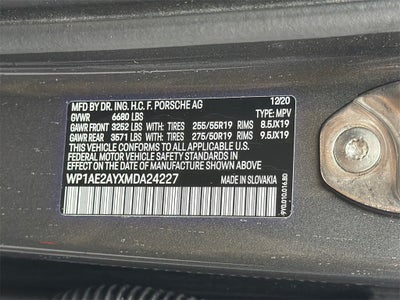 2021 Porsche Cayenne E-Hybrid Base