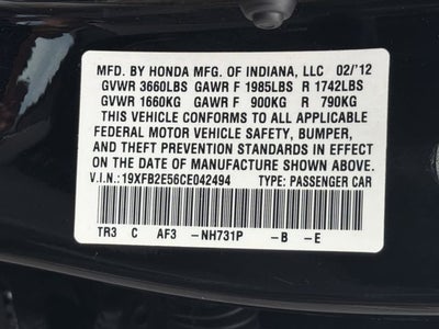 2012 Honda Civic LX