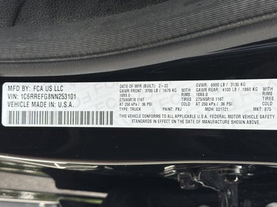2022 RAM 1500 Big Horn/Lone Star