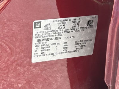 2018 Cadillac XT5 Base