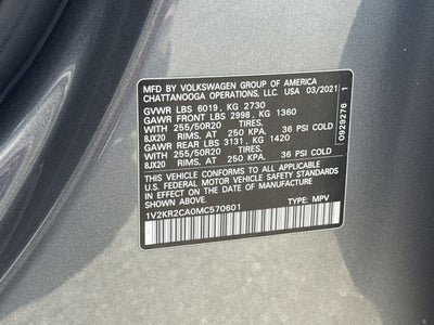 2021 Volkswagen Atlas 3.6L V6 SE w/Technology