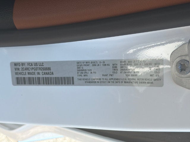 2026 Chrysler Pacifica Pinnacle