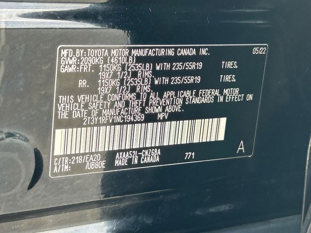 2022 Toyota RAV4 Limited