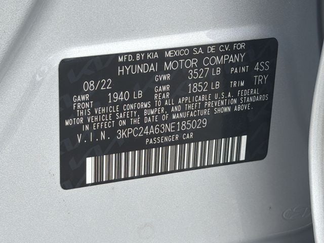 2022 Hyundai ACCENT SE