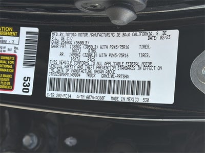 2023 Toyota Tacoma TRD Sport V6