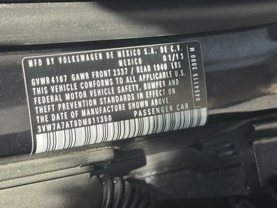 2013 Volkswagen Beetle 2.0 TSi