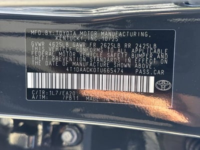 2026 Toyota Camry SE