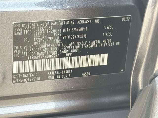 2022 Toyota RAV4 Hybrid Limited
