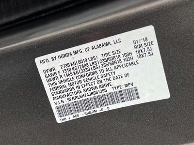 2018 Honda Odyssey EX-L