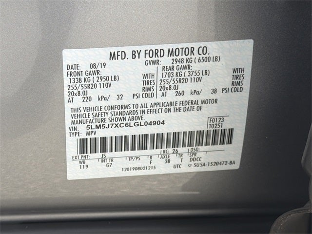 2020 Lincoln Aviator Reserve