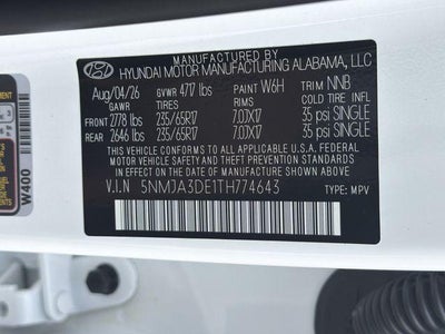 2026 Hyundai TUCSON SE FWD