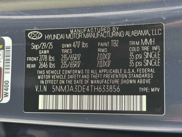 2026 Hyundai TUCSON SE