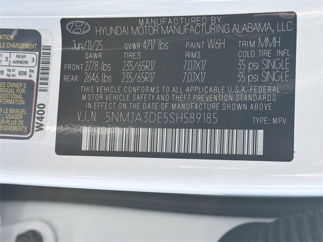 2025 Hyundai TUCSON SE