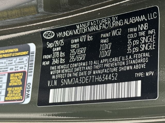 2026 Hyundai TUCSON SE