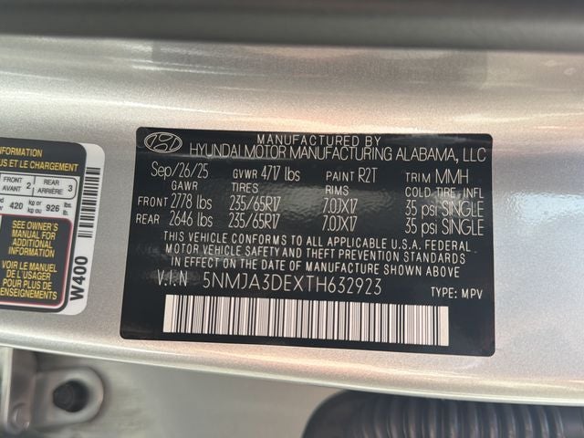 2026 Hyundai TUCSON SE