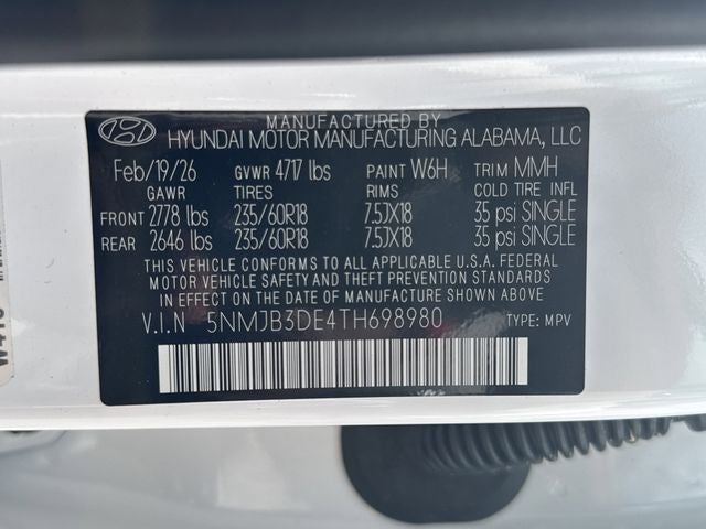 2026 Hyundai TUCSON SEL FWD