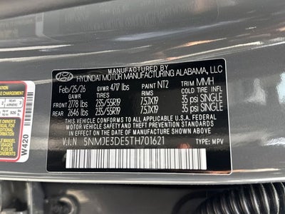 2026 Hyundai TUCSON Limited FWD