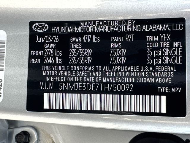 2026 Hyundai TUCSON Limited FWD