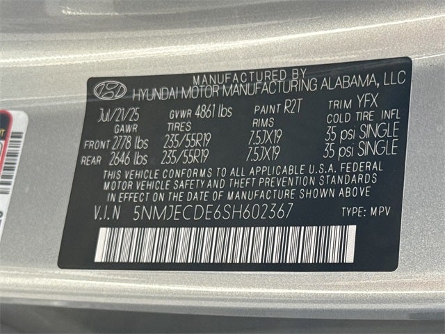 2025 Hyundai TUCSON Limited AWD