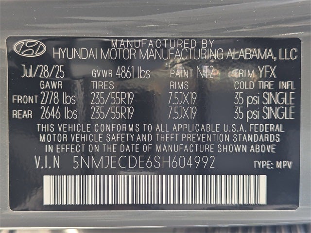 2025 Hyundai TUCSON Limited AWD