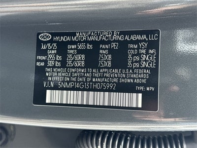 2026 Hyundai SANTA FE HYBRID SE