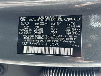 2026 Hyundai SANTA FE HYBRID SE