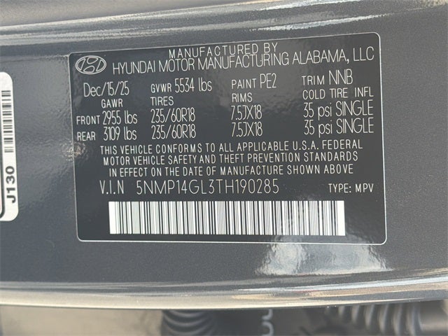 2026 Hyundai SANTA FE SE FWD