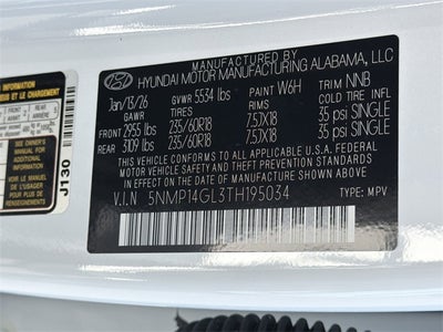 2026 Hyundai SANTA FE SE FWD