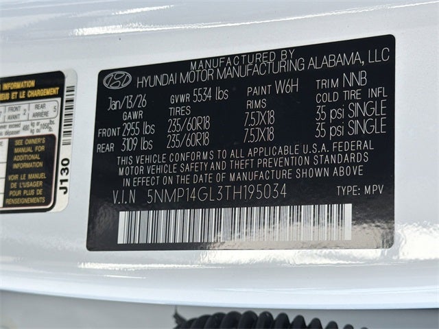 2026 Hyundai SANTA FE SE FWD