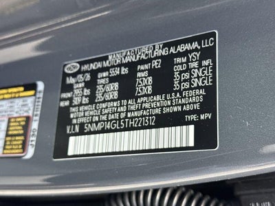 2026 Hyundai SANTA FE SE FWD