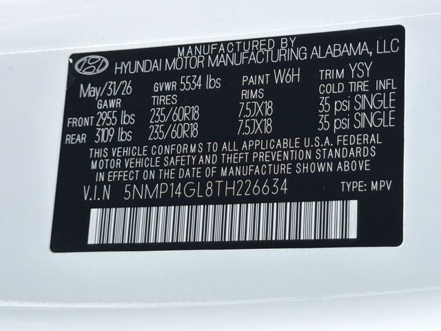 2026 Hyundai SANTA FE SE FWD
