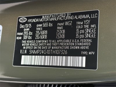 2026 Hyundai SANTA FE HYBRID SEL