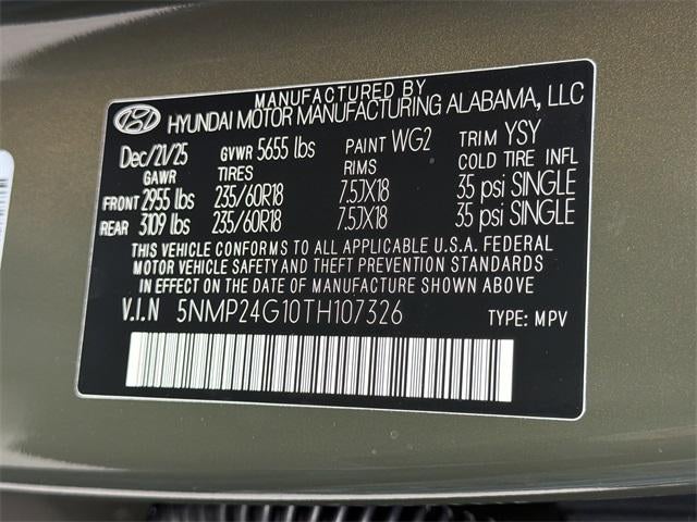 2026 Hyundai SANTA FE HYBRID SEL