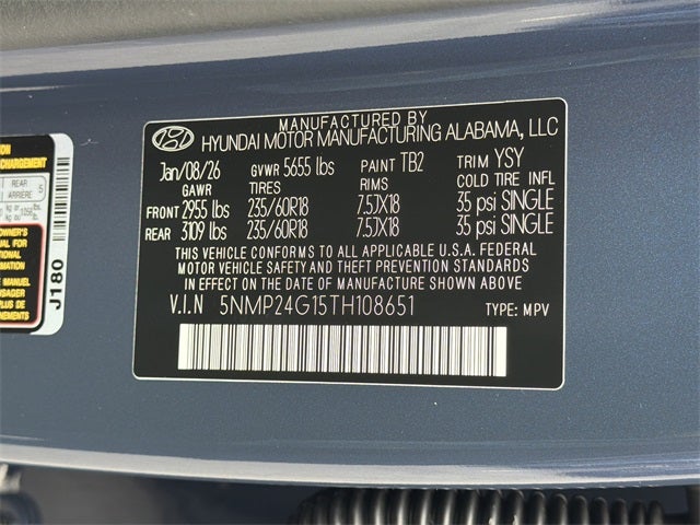 2026 Hyundai SANTA FE HYBRID SEL