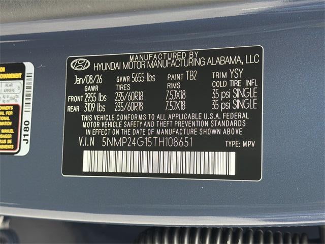 2026 Hyundai SANTA FE HYBRID SEL