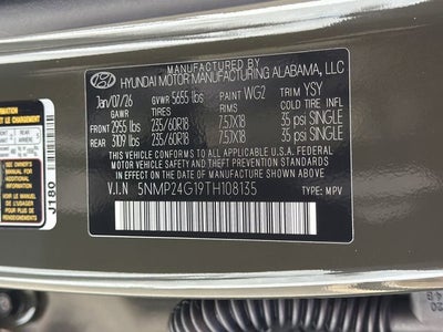 2026 Hyundai SANTA FE HYBRID SEL