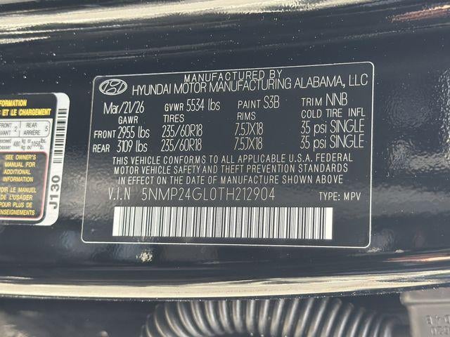 2026 Hyundai SANTA FE SEL FWD