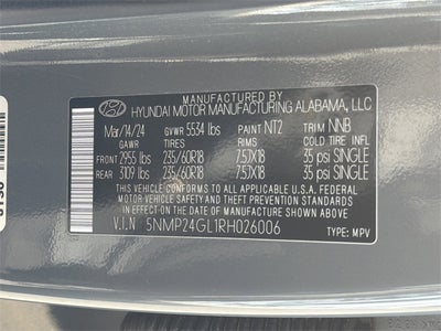 2024 Hyundai SANTA FE SEL
