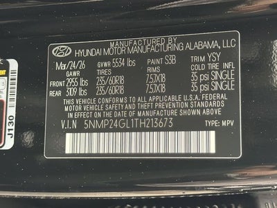 2026 Hyundai SANTA FE SEL FWD