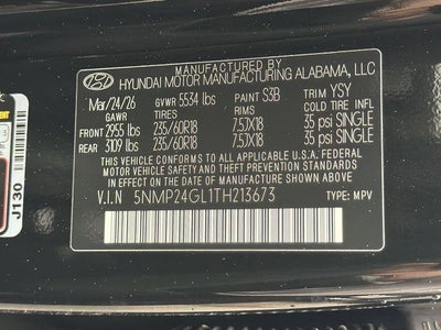 2026 Hyundai SANTA FE SEL FWD