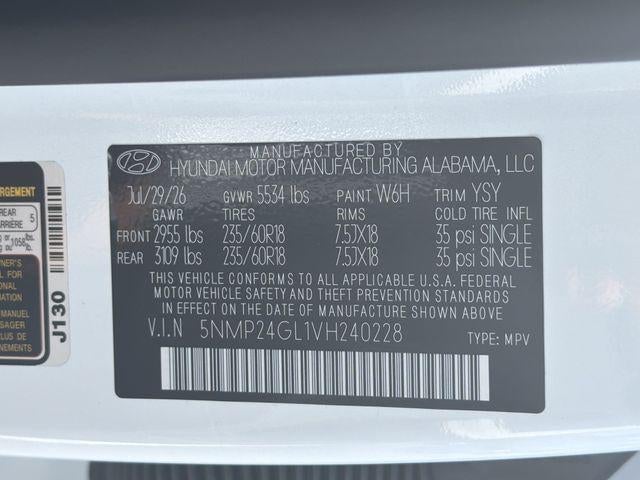 2027 Hyundai SANTA FE SEL FWD