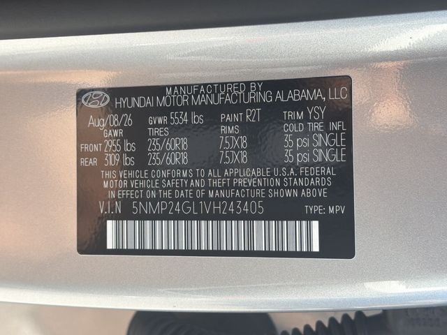 2027 Hyundai SANTA FE SEL FWD