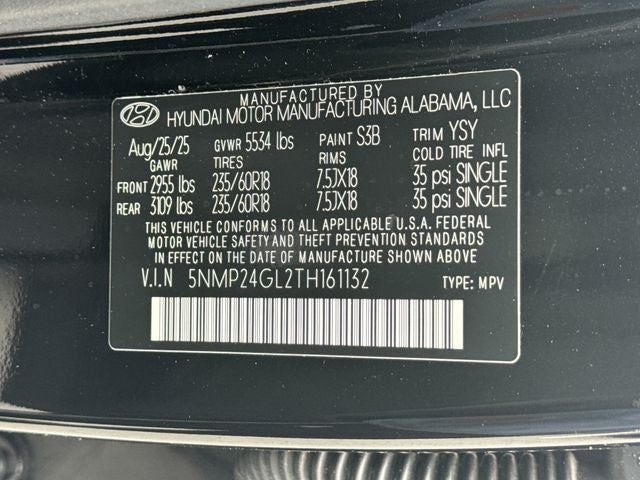 2026 Hyundai SANTA FE SEL