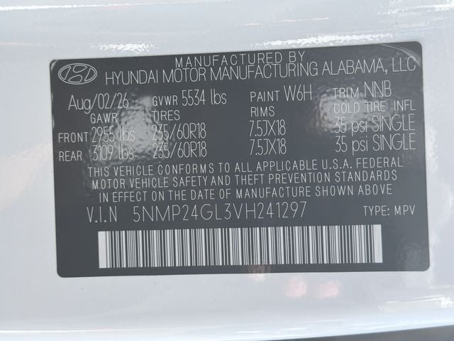 2027 Hyundai SANTA FE SEL FWD