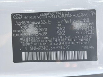 2027 Hyundai SANTA FE SEL FWD