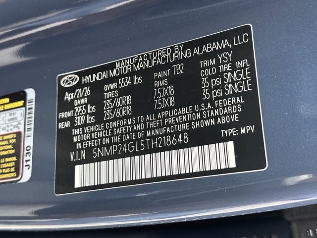 2026 Hyundai SANTA FE SEL FWD