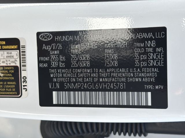 2027 Hyundai SANTA FE SEL FWD